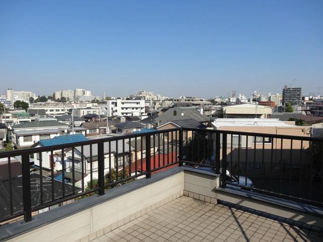 Balcony. roof balcony