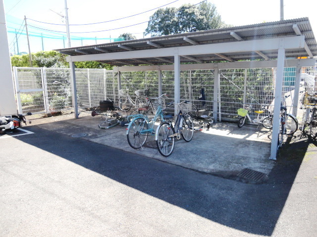 Other common areas. Covered bicycle shed