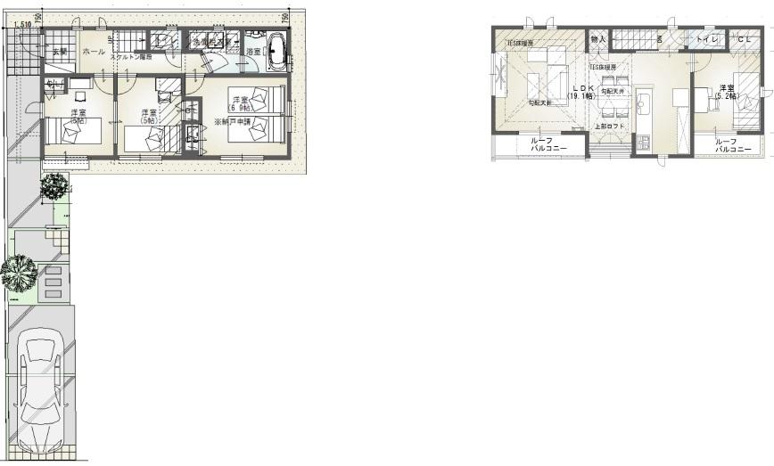 Floor plan. (C Building), Price 70,400,000 yen, 3LDK+S, Land area 104.07 sq m , Building area 94.4 sq m
