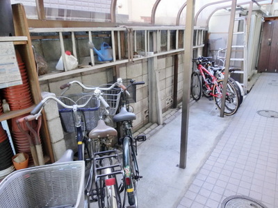 Other common areas. It is a bicycle parking space