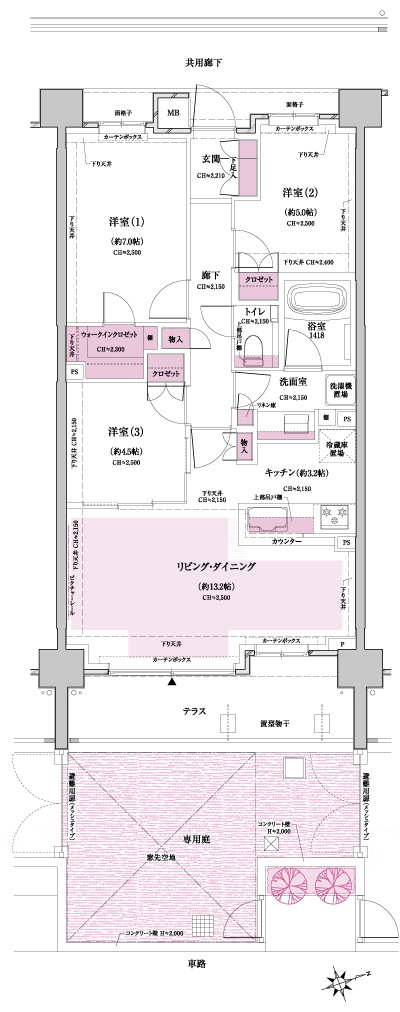 Floor: 3LDK + WIC, the occupied area: 72.98 sq m, Price: TBD
