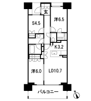 Floor: 2LDK + S + WIC, the occupied area: 70.46 sq m, Price: 51,200,000 yen, now on sale