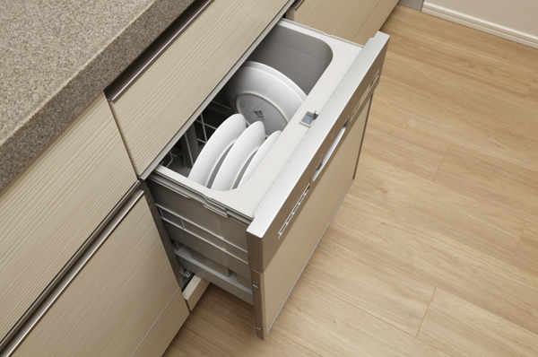  [Dishwasher] Also refreshing look. Hygienic and smooth to wash ・ Drying