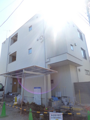 Building appearance. New construction Asahi Kasei of pet friendly houses + Wan + Nyan