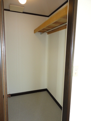 Living and room. Walk-in closet storage capacity ◎