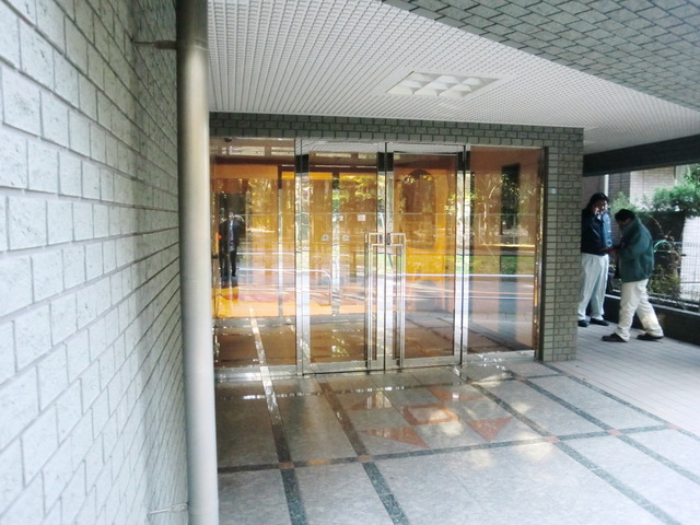 Entrance. It is the entrance with auto lock