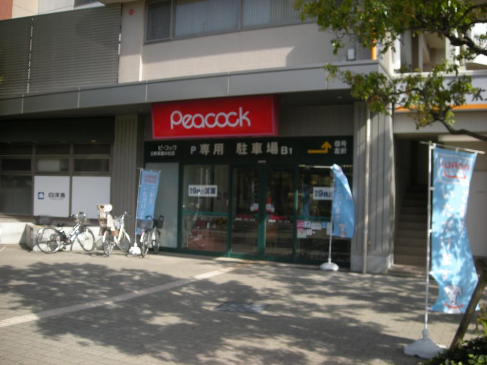 Supermarket. Peacock store