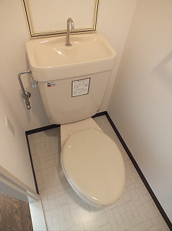 Toilet. Toilet space that is clean