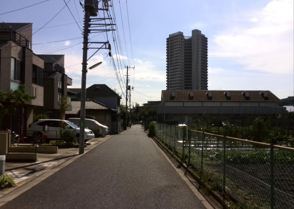 Streets around. Local front road Width about 5m public road