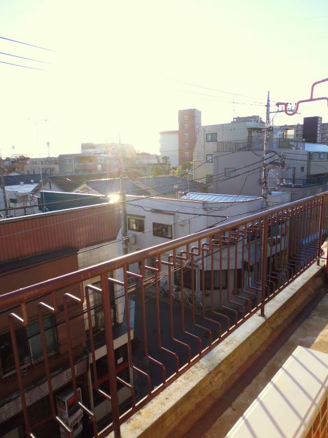 Balcony. Landscape from the veranda