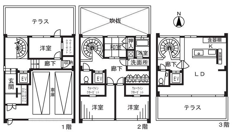 Floor plan. 145 million yen, 4LDK, Land area 140.15 sq m , Building area 217.49 sq m