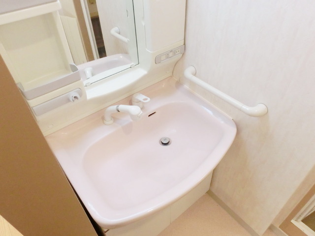 Washroom. Spacious and independent washbasin