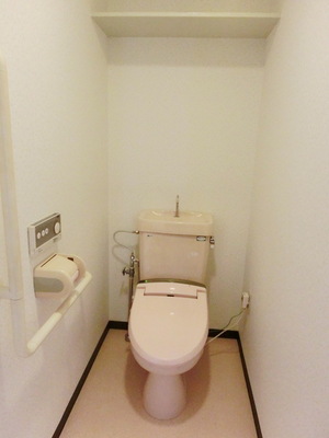 Toilet. With bidet glad equipment