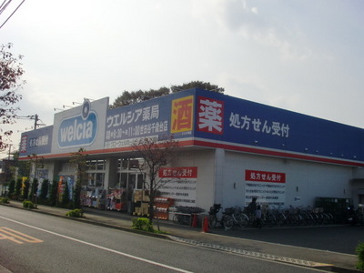 Dorakkusutoa. Werushia pharmacy Setagaya Chitosedai shop 645m until (drugstore)