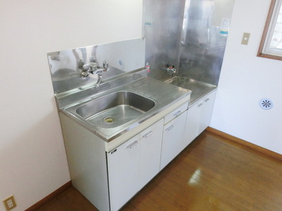 Kitchen. Two-burner stove is can be installed kitchen