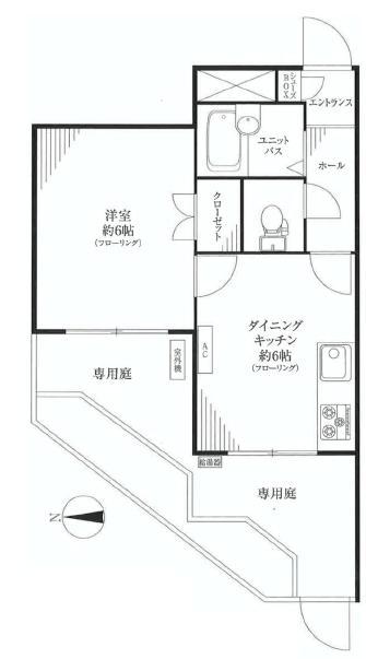 Floor plan. 1DK, Price 14.3 million yen, Occupied area 27.25 sq m
