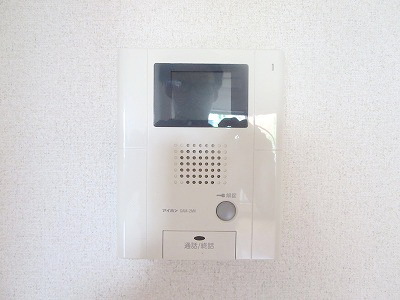 Security. TV monitor with intercom