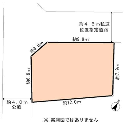 Compartment figure. Setagaya-ku, Tokyo Kinuta 7-chome