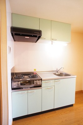 Kitchen. Happy with gas stove ☆