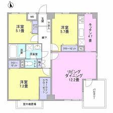 Floor plan. 3LDK, Price 42,800,000 yen, Occupied area 78.45 sq m , Balcony area 6.48 sq m