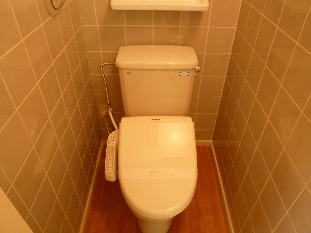 Toilet. Always clean because it is warm water washing toilet seat! Does not the cold think! 