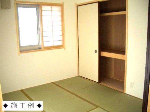 Building plan example (introspection photo). Japanese-style construction cases