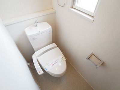 Toilet. With warm water washing toilet seat