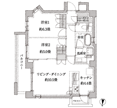 Floor: 2LDK + SIC, the occupied area: 60.42 sq m, Price: TBD