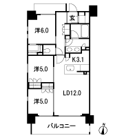Floor: 3LDK + SIC + WIC, the occupied area: 72.06 sq m, Price: TBD