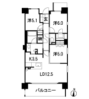 Floor: 3LDK + N + WIC, the occupied area: 72.76 sq m, Price: TBD