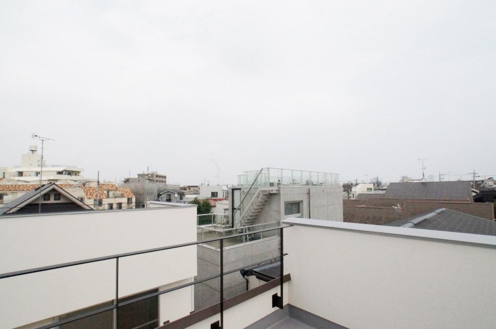 View photos from the dwelling unit. Is the view from the roof balcony.