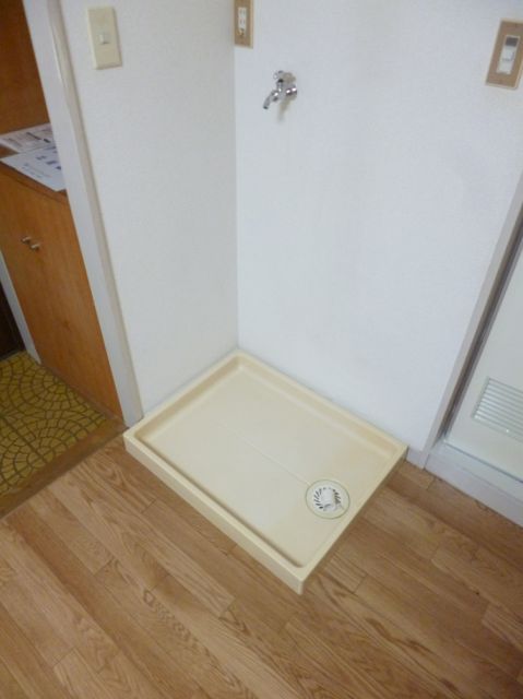 Other room space. It is indoor washing machine space