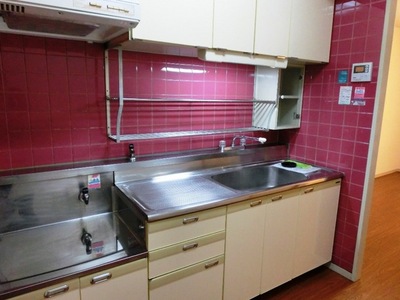 Kitchen. You can install the gas stove 2-neck