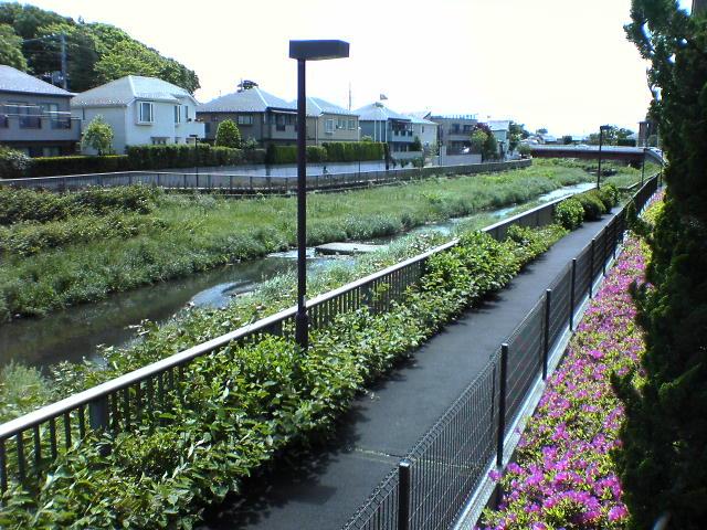 Other. Nogawa flowing through the building east. It is on both sides has continued long promenade. . 