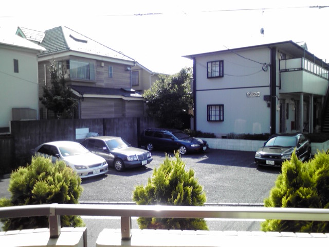 View. Southwest direction from the living room. 