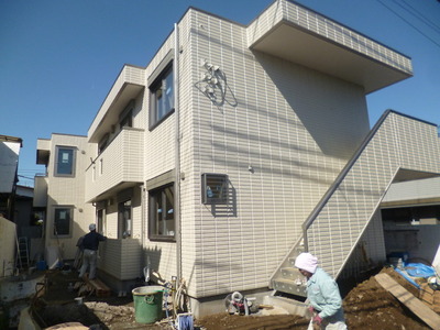 Building appearance. New construction Earthquake resistant ・ Asahi Kasei Hastings refractory Belle Maison