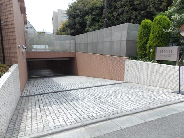 Parking lot. Privacy property and security of high underground parking with a shutter gate