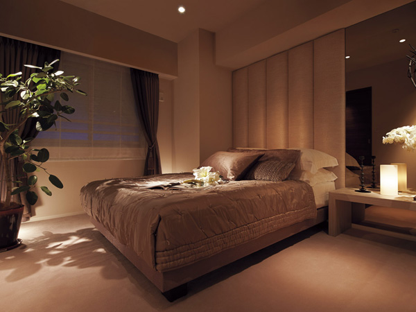 Interior.  [Master bedroom] (Model Room S-CA type)