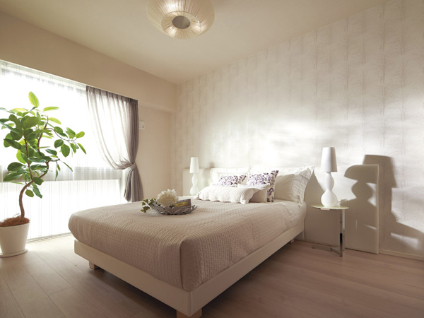 Interior.  [Master bedroom] (Model Room K-BDg type)