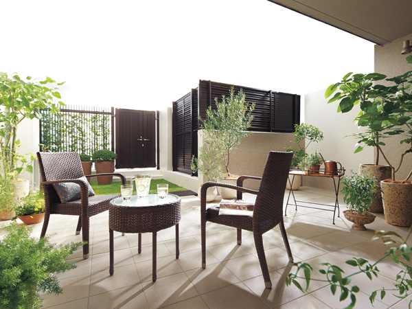 Interior.  [terrace] (Model Room K-BDg type)