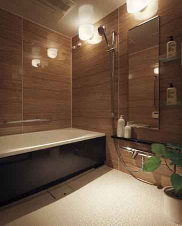 Interior.  [Bathroom] (Model Room K-BDg type)