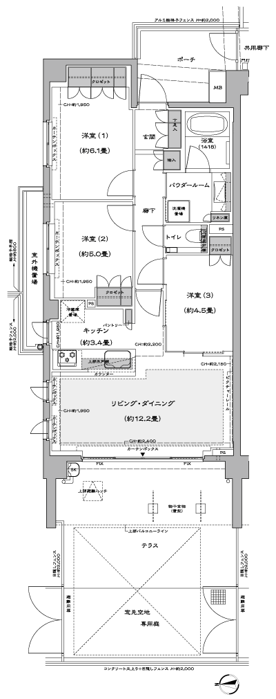 Floor: 3LDK, occupied area: 70.31 sq m, Price: TBD