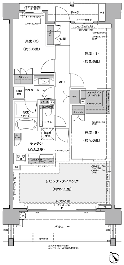 Floor: 3LDK + WIC, the occupied area: 72.07 sq m, Price: TBD