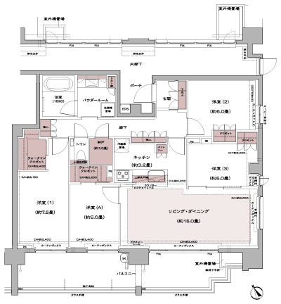 Floor: 4LDK + N + WIC, the occupied area: 97.84 sq m, Price: 85,800,000 yen, now on sale
