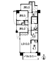 Floor: 4LDK + WIC, the occupied area: 86.86 sq m, Price: 72,500,000 yen ~ 75,600,000 yen, now on sale
