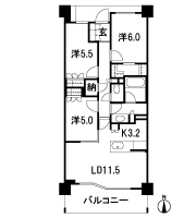 Floor: 3LDK + N + WIC, the occupied area: 73.46 sq m, Price: 62,900,000 yen, now on sale
