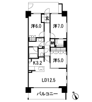 Floor: 3LDK + N + WIC, the occupied area: 77.44 sq m, Price: 61,600,000 yen ~ 68,800,000 yen, now on sale