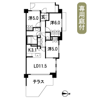Floor: 3LDK, occupied area: 69.81 sq m, Price: TBD