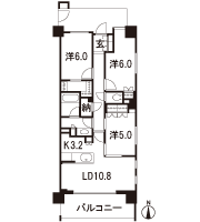Floor: 3LDK + N + WIC, the occupied area: 74.37 sq m, Price: TBD