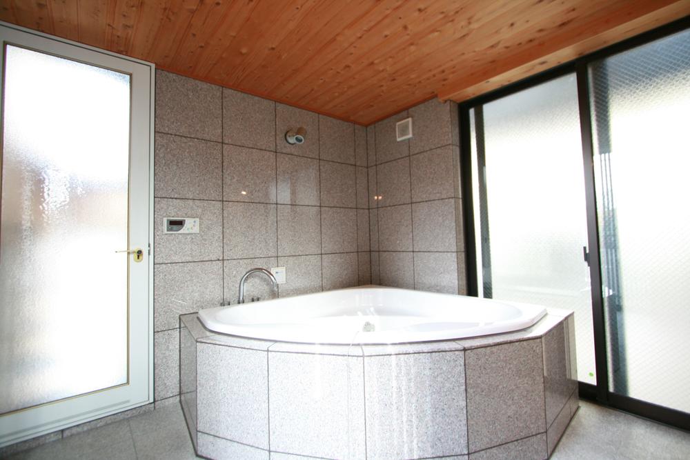 Bathroom. A luxurious Jacuzzi bath